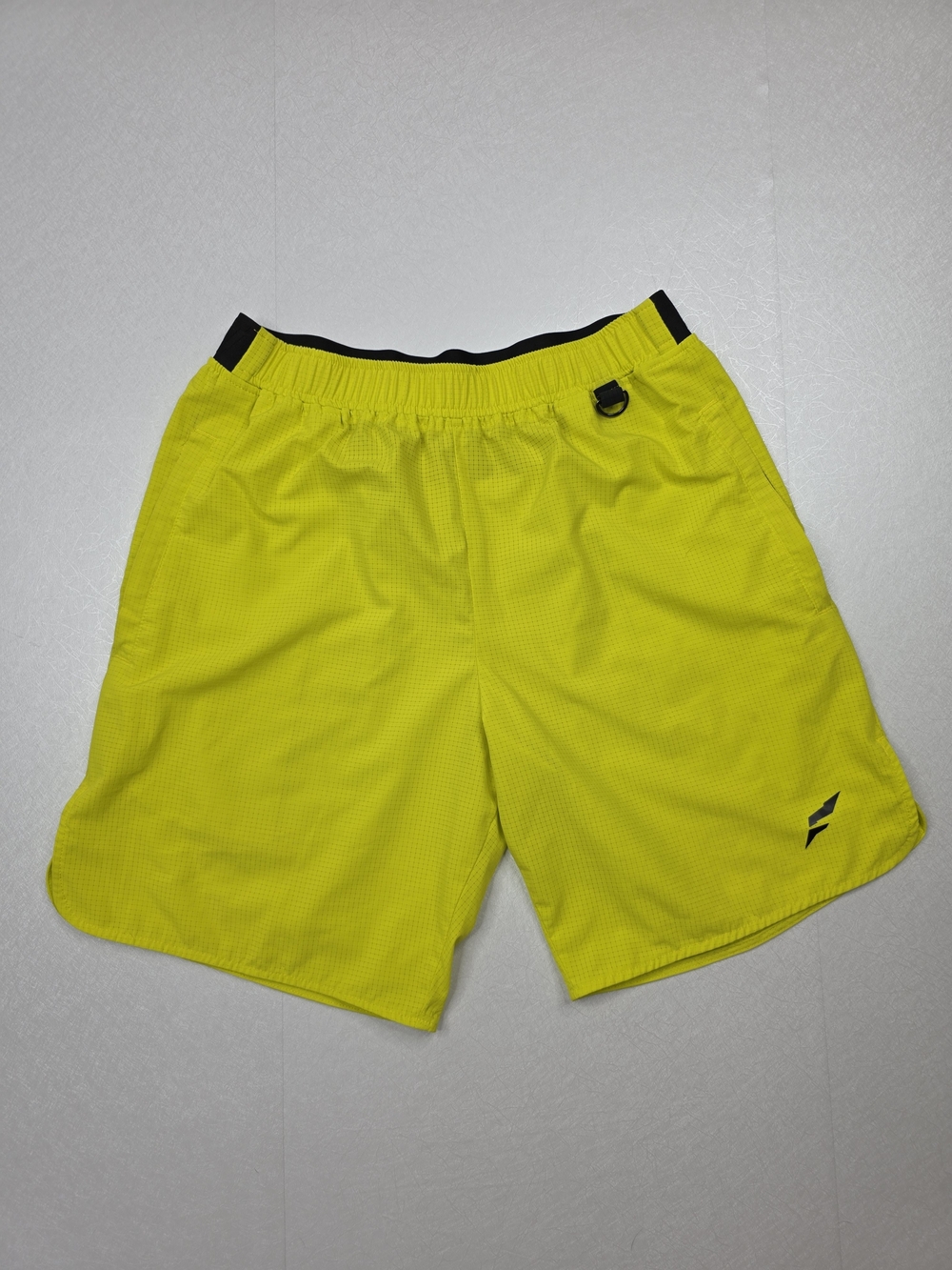 Flag Nor Fail Men's Tek Training Shorts - Size M - Neon / Yellow